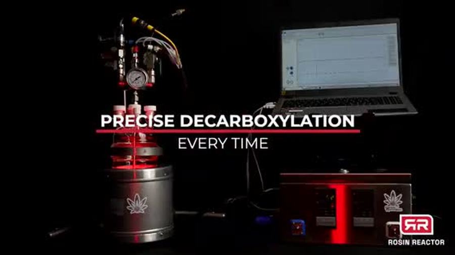 Rosin Reactor — the case for measured decarboxylation